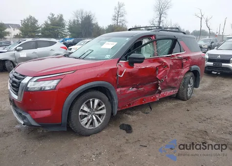 2022 Nissan Pathfinder Sl 4Wd z USA, uszkodzony, nr VIN 5N1DR3CC2NC206873